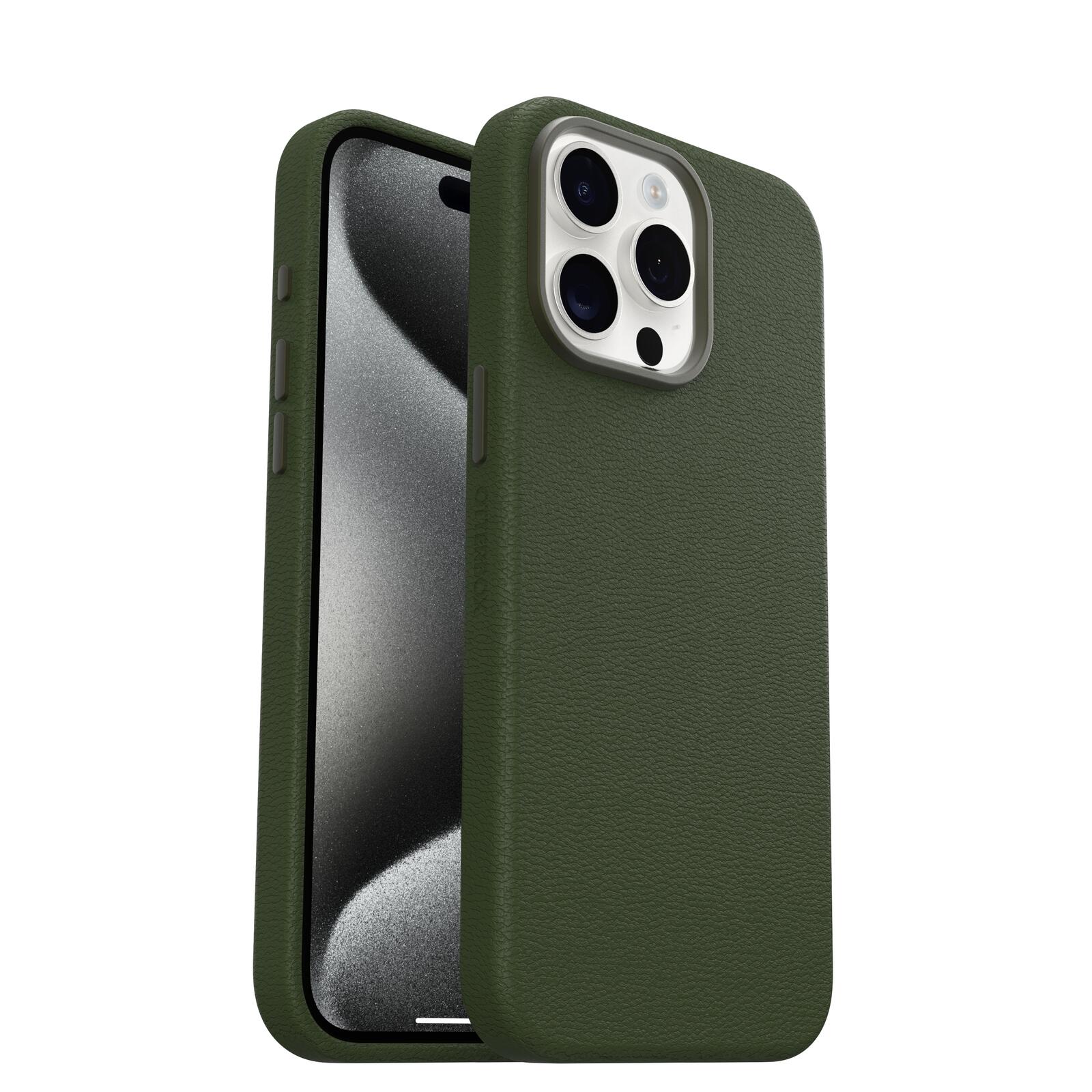 OtterBox Symmetry Cactus Leather Apple 15 iPhone Pro Max Cactus Groove - green OtterBox Symmetry Cactus Leather Apple 15 iPhone Pro Max Cactus Groove - green